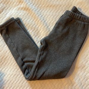 Dark grey fleece lined leggings